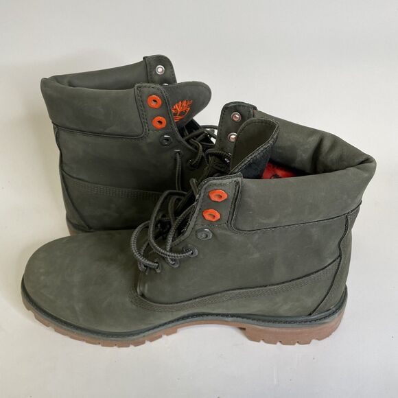 Timberland Dark Green Boots - Picture 3 of 7